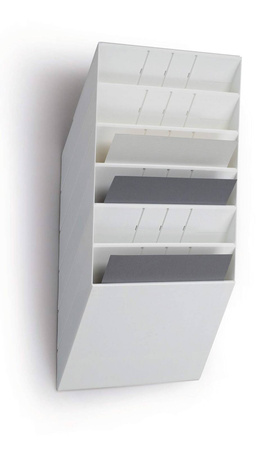 ZESTAW POJEMNIKÓW NA DOKUMENTY POZIOMY A4 DURABLE FLEXIBOXX 1709785010 BIAŁY 6SZT