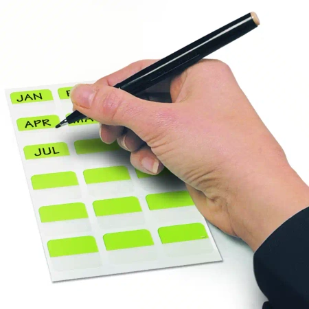 ZAKŁADKI INDEKSUJĄCE FOLIOWE 12X40MM MIX KOLORÓW DJOISX3L 48SZT