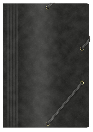 TECZKA Z GUMKĄ A4 OFFICE PRODUCTS CZARNA PRESZPAN 390GSM