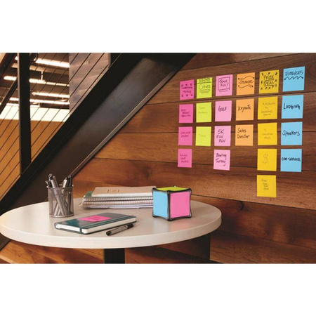 KARTECZKI SAMOPRZYLEPNE ENERGETIC, 76X76MM 3M POST-IT® ENERGETIC 6X100 KART