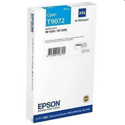 TUSZ ORYGINALNY EPSON T9072 C13T907240 CYAN 69 ML