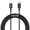 Kabel USB-C do Lightning Baseus Superior Series, 20W, PD, 2m (czarny)