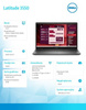 DELL NOTEBOOK LATITUDE 3550 WIN11PRO I7-1355U/16GB/512GB SSD GEN4/15.6 FHD/INTEGRATED/FGRPR/FHD/IR CAM/MIC/WLAN + BT/BACKLIT KB/3 CELL/3YPS
