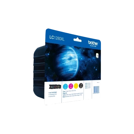 TUSZ ORYGINALNY BROTHER LC1280XLVALBP CMYK 2400BK/3*1200 CMY STRON