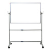 TABLICA SUCHOŚCIERALNA MAGNETYCZNA 100X200CM BIAŁA  MEMOBE OBROTOWA RAMA ALUMINIOWA