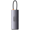 HUB 8W1 BASEUS STARJOY METAL GLAM SERIES, USB-C DO HDMI + 3 X USB 3.0 + USB-C PD + RJ45 + SD/TF