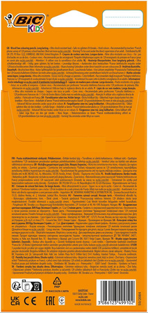 KREDKI OŁÓWKOWE BIC KIDS ECO EVOLUTION STRIPES 9505222 MIX*12