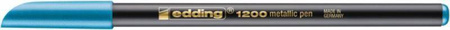 PISAK Z CIENKĄ KOŃCÓWKĄ EDDING 1200 METALICZNY NIEBIESKI 1-3MM