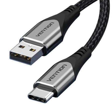 KABEL USB 2.0 A DO USB-C VENTION CODHF 3A 1M SZARY