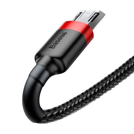 Kabel BASEUS Cafule USB-A-micro USB 2m (czerwono-czarny)