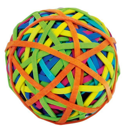 GUMKI RECEPTURKI 70X1,1X3 105G PIŁKA 6CM GRAND 130-1632