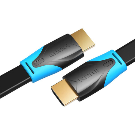 PŁASKI KABEL HDMI VENTION VAA-B02-L500 5M 4K 60HZ (CZARNY)