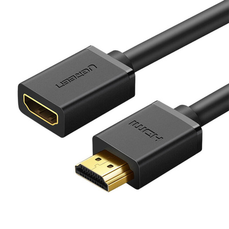 KABEL HDMI MĘSKI DO HDMI ŻEŃSKI UGREEN, 3M (CZARNY)