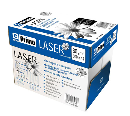 PAPIER KSERO A4 80G EPRIMO LASER E85135 BIAŁY 161CIE 500ARK