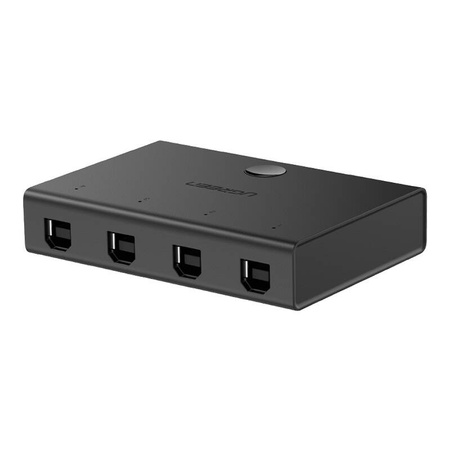 SWITCH PRZEŁĄCZNIK KVM USB 2X1 UGREEN 30345 USB 2.0 (CZARNY)