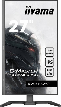 IIYAMA MONITOR 27 CALI G-MASTER GB2745QSU-B1 IPS,QHD,100HZ,1MS,2XUSB,2X2W,FREESYNC, HAS(150MM)