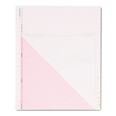 PAPIER SAMOKOPIUJĄCY 250 12'' EMERSON NADRUK ORYGINAŁ/KOPIA KOLOROWA KOPIA 1+1 900 SKŁADEK
