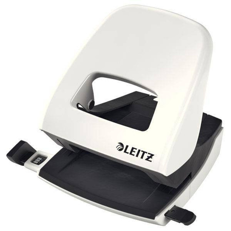 Dziurkacz metalowy LEITZ NEXXT 5008 50081001 perłowy biały 30 kart