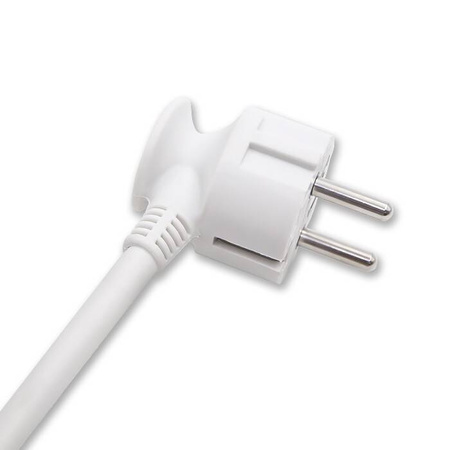 QOLTEC LISTWA ZASILAJĄCA | 5 GNIAZD | 1.8M | BIAŁO-SZARA