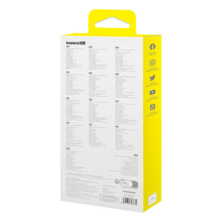 HUB 10W1 BASEUS METAL GLEAM II SERIES, USB-C DO 1XHDMI, USB-A (10GBPS), USB-C, 2XUSB-A, ETHERNET RJ45, KARTA SD/TF, MINI-JACK 3,5MM, USB-C(PD)