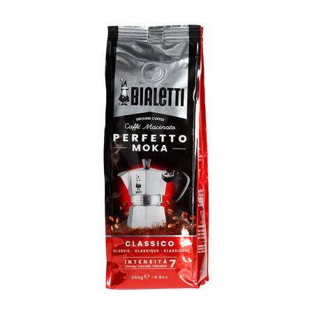 KAWIARKA BIALETTI ZESTAW MOKA EXPRESS 3TZ + KAWA PERFETTO MOKA CLASSICO 250G