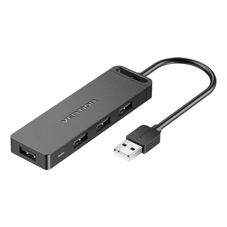 HUB USB 2.0 Z 4 PORTAMI I ZASILACZEM VENTION CHMBF 1M CZARNY
