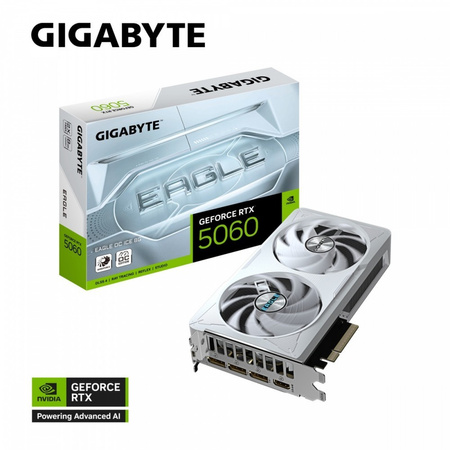 GIGABYTE KARTA GRAFICZNA GEFORCE RTX 5060 EAGLE OC ICE 8G GDDR7 3DP/HDMI