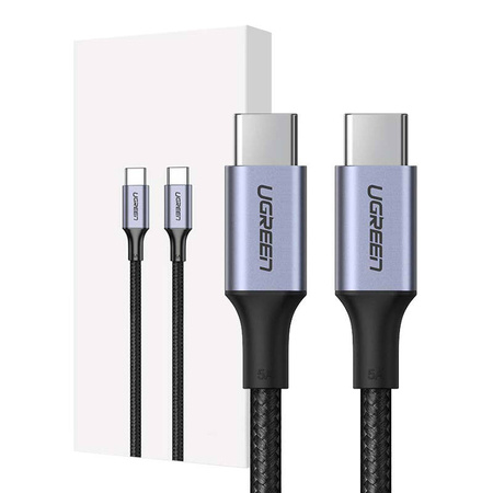 KABEL USB-C DO USB-C UGREEN US316, 100W, 2M (CZARNY)
