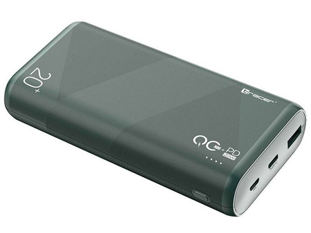 TRACER POWERBANK KORI 20000MAH QC3.0-PD20W GR ZIELONY