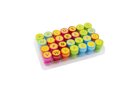 PIECZĄTKI EDUKACYJNE S'COOL SET LITERKI 28SZT