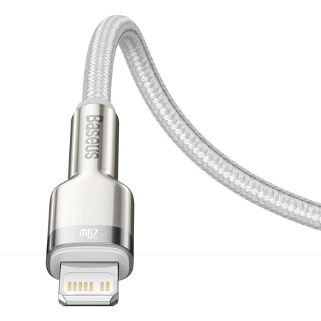 Kabel BASEUS Cafule USB-C-Lightning 2m 20W (biały)