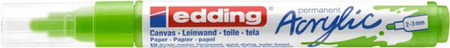 MARKER AKRYLOWY EDDING 5100 MATOWY ŻÓŁTOZIELONY 2-3 MM