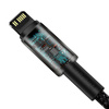 Kabel USB-C do Lightning Baseus Tungsten Gold, 20W, 5A, PD, 1m (czarny)