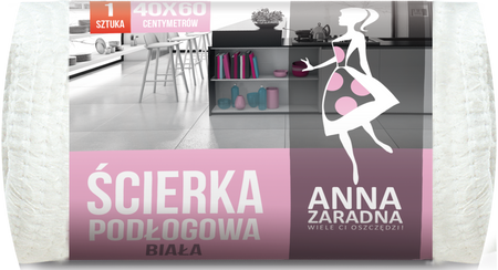 ŚCIERKA do podłogi ANNA ZARADNA 8571057510 biała 40x60cm