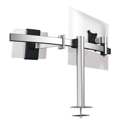RAMIĘ NA 1MONITOR STANOWISKO STACJONARNE DURABLE PRO 508823 SREBRNE