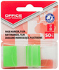 ZAKŁADKI INDEKSUJĄCE FOLIOWE 25X43MM OFFICE PRODUCTS ZIELONE 50 SZT
