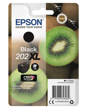 TUSZ ORYGINALNY EPSON T02G1 C13T02G14010 CZARNY 550 STRON