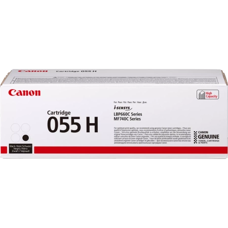 CANON ORYGINALNY TONER 055H, BLACK, 7600S, 3020C002, HIGH CAPACITY, CANON MF742CDW, MF744CDW, MF746CX, LBP663CDW, LBP664CX, O