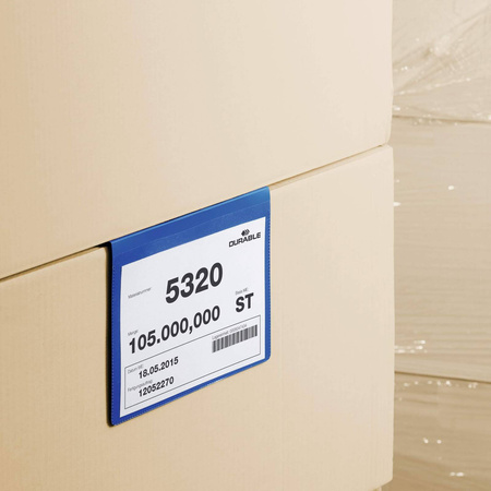 KIESZEŃ MAGAZYNOWA Z ZAKŁADKĄ POZIOMA A5 DURABLE 172207 GRANATOWA 50 SZT