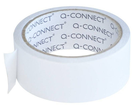 TAŚMA DWUSTRONNA 38MMX10M Q-CONNECT TRANSPARENTNA