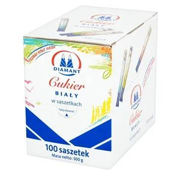 CUKIER BIAŁY SASZETKA PFEIFER & LANGEN DIAMANT 5G 100SZT