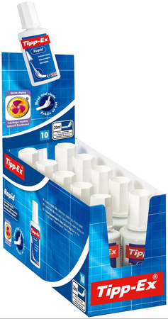 KOREKTOR W PŁYNIE 20ML TIPP-EX RAPID 20 ML 8859914 Z APLIKATOREM GĄBKA