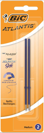 Wkład do długopisu BIC ATLANTIS 892409 niebieski 2szt