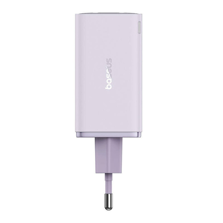 ŁADOWARKA SIECIOWA BASEUS GAN6 PRO, 2XUSB-C + 2XUSB, 65W (FIOLETOWA)