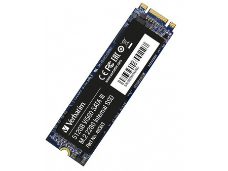 VERBATIM DYSK WEWNĘTRZNY VI560 S3 SSD 512GB M.2 2280 SATA 49363