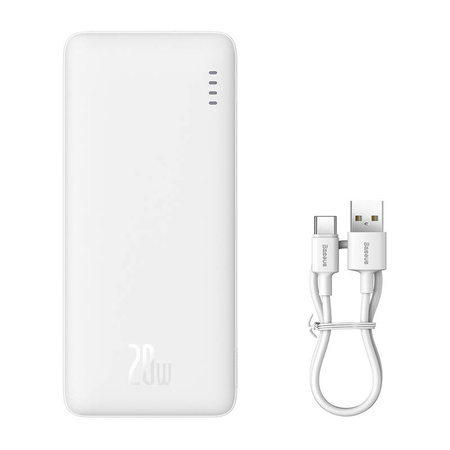 POWERBANK BASEUS AIRPOW 10000MAH 20W (BIAŁY)