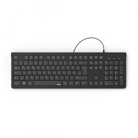 HAMA KLAWIATURA PRZEWODOWA KC-200 CZARNA