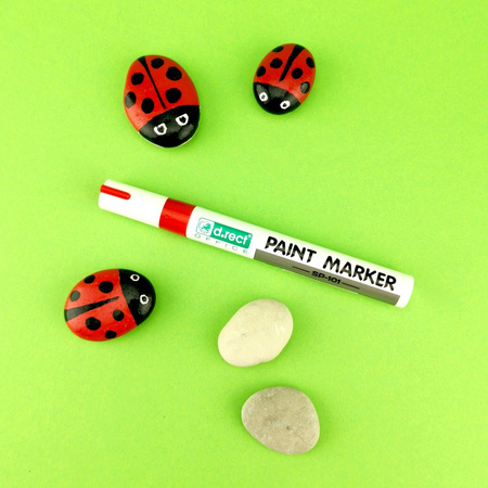 MARKER OLEJOWY D.RECT SP-101 CZERWONY 2-4.5MM
