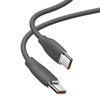 KABEL USB-C DO USB-C BASEUS JELLY, 100W, 1,2M (CZARNY)