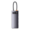 HUB 6W1 BASEUS METAL GLEAM SERIES, USB-C DO 3X USB 3.0 + USB-C PD + MICROSD/SD